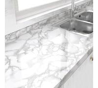 EYRMQWJPC Lámina vinílica de mármol, Kitchen Marble Self Adhesive Wallpaper(Style I,80cm*20m)