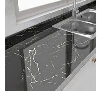 EYRMQWJPC Lámina vinílica de mármol, Kitchen Marble Self Adhesive Wallpaper(Style J,80cm*20m)