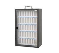 EYRMQWJPC Locker del teléfono Celular de Acero, Casillero for teléfono Celular con manija de Bloqueo combinada, Montaje en Pared, 12-60 Ranuras(48 Slots)