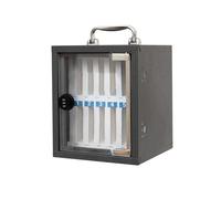 EYRMQWJPC Locker del teléfono Celular de Acero, Casillero for teléfono Celular con manija de Bloqueo combinada, Montaje en Pared, 12-60 Ranuras(12 Slots)