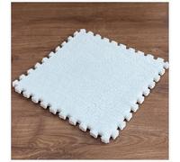 EYRMQWJPC Losetas de moqueta de Felpa con diseño Entrelazado Interlocking Foam Carpet Tiles Pack of 20 Multicolor 30x30x1cm(Light Blue)