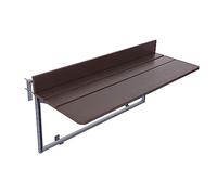 EYRMQWJPC Mesa de Colgar Plegable balcón, Mesa de Bar Colgante Plegable y Ajustable for balcón con barandillas(23.6 * 14.6In)