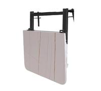 EYRMQWJPC Mesa de Colgar Plegable balcón, Mesa Plegable Colgante con barandilla for balcón, Tabla de Roca Multicolor(Black+White,120cm(47.2in))