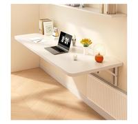 EYRMQWJPC Mesa Plegable Simple, Floating Laptop Desk Wall Mounted Desk Wall Mount Folding Workbench Wall Desk Fold Down, Folding Wall Table Floating(White,120 * 30cm/47.2 * 11.8in)
