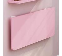 EYRMQWJPC Mesa Plegable Simple, Mesa Flotante multifunción for Ordenador, Cocina, Comedor, Escritorio for Oficina en casa, Ahorra Espacio.(Pink,80 * 50cm/31 * 20in)