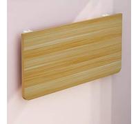 EYRMQWJPC Mesa Plegable Simple, Mesa Flotante multifunción for Ordenador, Cocina, Comedor, Escritorio for Oficina en casa, Ahorra Espacio.(Wood Color,90 * 40cm/35 * 16in)