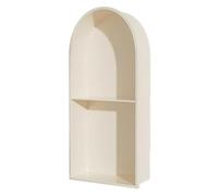 EYRMQWJPC Nicho para Ducha, Nicho de Ducha empotrable de Acero Inoxidable 2/3 Niveles Multicolor(Off White,2 Layer)