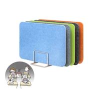 EYRMQWJPC Panel divisorio de privacidad para Escritorio Panel acústico Divisor de Escritorio con privacidad, Multicolor, Varios tamaños, Paquete 2(Grey,90x30CM)