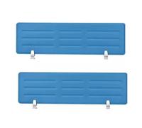 EYRMQWJPC Panel divisorio de privacidad para Escritorio Panel Divisor de Escritorio con Abrazadera, Multicolor, 34 x (58-138) cm(Blue,34x118cm)