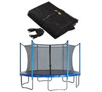 EYRMQWJPC Red de Seguridad de Repuesto, Red De Seguridad for Trampolín Negra for 6 U 8 Barras En Tamaños 183 Cm A 366(Black,183cm 6 barres)