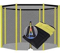 EYRMQWJPC Red de Seguridad de Repuesto, Red de Seguridad Repuesto for trampolín, Varios tamaños Multicolores for Postes 6/8/12(305 Cm 8 P Jaune)