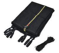 EYRMQWJPC Red de Seguridad de Repuesto, Reemplazo de Red Seguridad for trampolín 183-488 cm con diseño Cremallera 6/8/12 Postes(488cm/12 Poles)