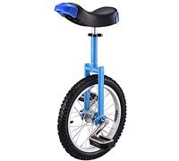EYRMQWJPC Uniciclo para Entrenamiento del Equilibrio Monociclo for Principiantes, for Adultos y niños, Asiento Ajustable de 16/18 Pulgadas, Multicolor(Blue,16 Inch)
