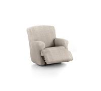 Eysa 3D Funda de sillón Relax Piesjuntos XL bielástica 60-110cm 1 Plaza Color Crudo