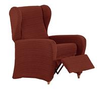 Eysa Aquiles funda de sillón relax elástica ajustable color naranja 4 piezas fabricado en España