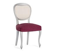 Eysa Funda de Silla sin Respaldo elástica Llion, Pack de 2, Color 08/Burdeos