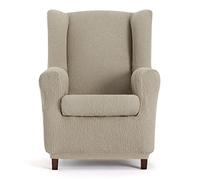 Eysa Funda de sillón orejero elástica Llion 1 Plaza Color 11/Vison