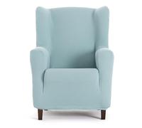 Eysa Funda de sofá bielástica para sillón orejero Color Agua Marina diseño Harlem