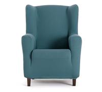 Eysa Funda de sofá bielástica para sillón orejero Color Verde Esmeralda diseño Harlem