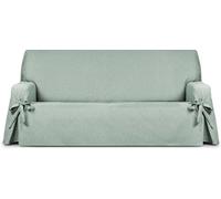 Eysa Funda de sofá hidrófugo 3 plazas con lazos verde 170-230 cm