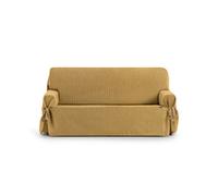 Eysa Funda de sofá Universal de Lazos Rabat 2 Plazas Color 05/Mostaza