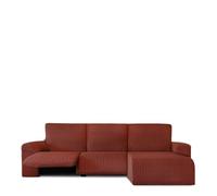 Eysa Funda para Chaise Longue de Brazo Corto Derecho JAZ Rojo Oscuro 120 x 120 x 360 cm - Marca EAN: 8432210047650