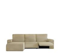Eysa Funda para Chaise Longue de Brazo Corto Izquierdo JAZ Beige 120 x 120 x 360 cm - Marca EAN: 8432210047674