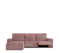 Eysa Funda para Chaise Longue de Brazo Corto Izquierdo JAZ Rosa 120 x 120 x 360 cm - Marca EAN: 8432210047704