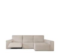 Eysa Funda para Chaise Longue de Brazo Largo Derecho JAZ Beige 180 x 120 x 360 cm - Marca EAN: 8432210047391