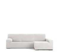 Eysa Funda para Chaise Longue de Brazo Largo Derecho JAZ Blanco 180 x 120 x 360 cm - Marca EAN: 8432210041016