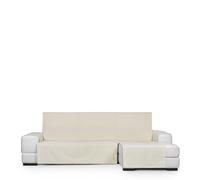 Eysa Genna Funda de sofá Antimanchas para Chaise Longue Mini Lado Derecho Color Crudo