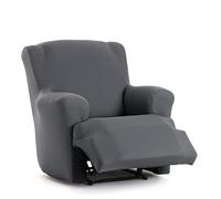 Eysa Harlem Funda de sillón Relax Piesjuntos XL bielástica 60-110cm 1 Plaza Color Gris Oscuro