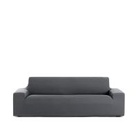 Eysa Funda de sofá bielástica de 3 plazas Color Gris Oscuro diseño Harlem
