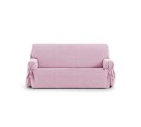Eysa Funda de sofá Universal de Lazos Levante 3 Plazas Color 02/Rosa