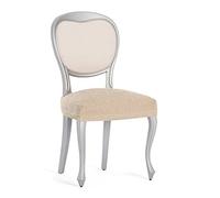 Eysa Llion Funda de Silla sin Respaldo elástica, Pack de 2, Color 00 Crudo