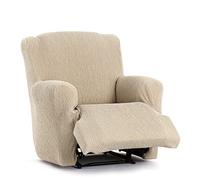 Eysa Llion Funda de sillón Relax Piesjuntos XL elástica 60-90cm 1 Plaza Color Crudo