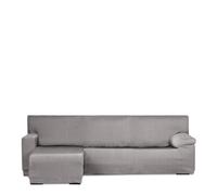 Eysa Luz Funda de sofá Chaise Longue 250-315cm Brazo Corto Izquierdo Vista Frontal Gris