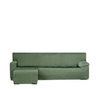 Eysa Luz Funda de sofá Chaise Longue 250-315cm Brazo Corto Izquierdo Vista Frontal Verde