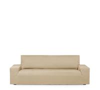 Eysa Luz Funda de sofá elástica 4 plazas de 190-240cm (Medida de Respaldo), Color Beige