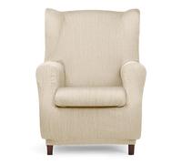 Eysa Luz Funda de sofá elástica para sillón orejero Color Crudo