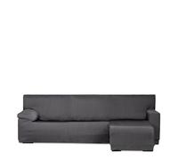 Eysa Luz Funda de sofá para Chaise Longue con el Brazo Corto Lado Derecho Vista Frontal Color Antracita