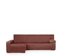 Eysa Luz Funda de sofá para Chaise Longue con el Brazo Largo Lado Izquierdo Vista Frontal Color Caldera