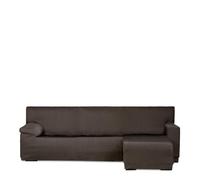 Eysa Luz Funda de sofá para Chaise Longue Mini con el Brazo Corto Lado Derecho Vista Frontal Color Caldera
