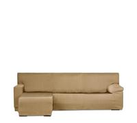 Eysa Luz Funda de sofá para Chaise Longue Mini con el Brazo Corto Lado Izquierdo Vista Frontal Color Mostaza
