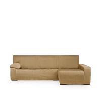 Eysa Luz Funda de sofá para Chaise Longue Mini con el Brazo Largo Lado Derecho Vista Frontal Color Caldera
