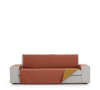 Eysa Magnus Salvasofá o Funda de sofá Acolchada y Reversible 190cm (Medida de sentada) 4 plazas 09 Naranja