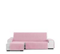Eysa Oriente Funda de sofá Chaise Longue, 240cm (Medida de sentada) Izquierda Vista Frontal Rosa