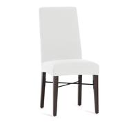 Eysa Pack de 2 Fundas bielásticas para Silla con Respaldo Color Blanco diseño Harlem