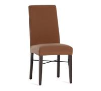 Eysa Pack de 2 Fundas bielásticas para Silla con Respaldo Color Caldera diseño Harlem