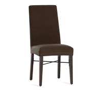 Eysa Pack de 2 Fundas bielásticas para Silla con Respaldo Color marrón diseño Harlem